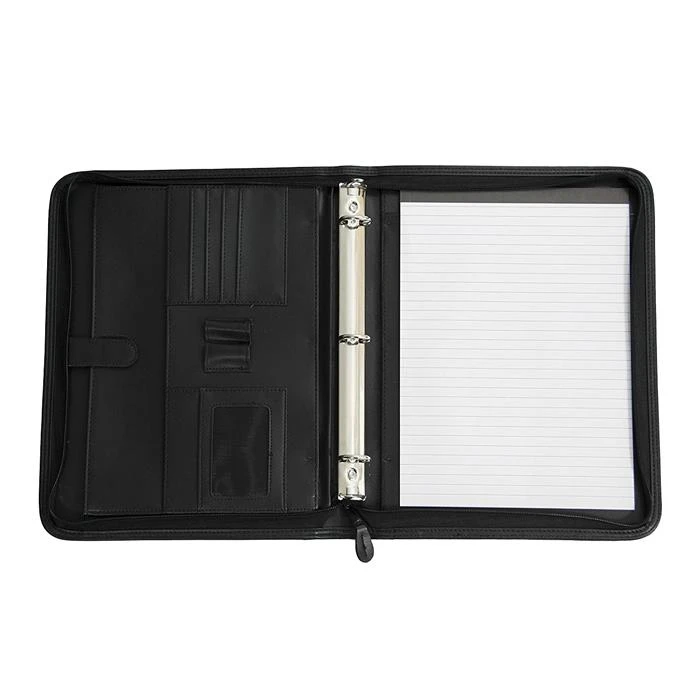 A4 Zip Genuine Leather Compendium A4 Zip Genuine Leather Compendium