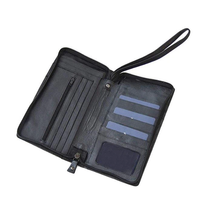 Zip Around Long Travel Wallet