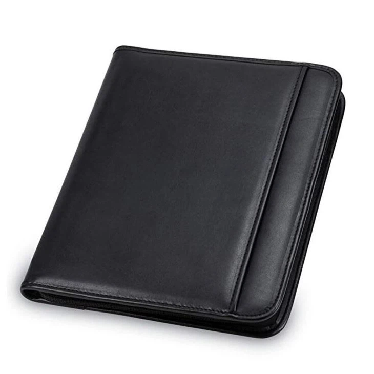 Black Leather Document Folder