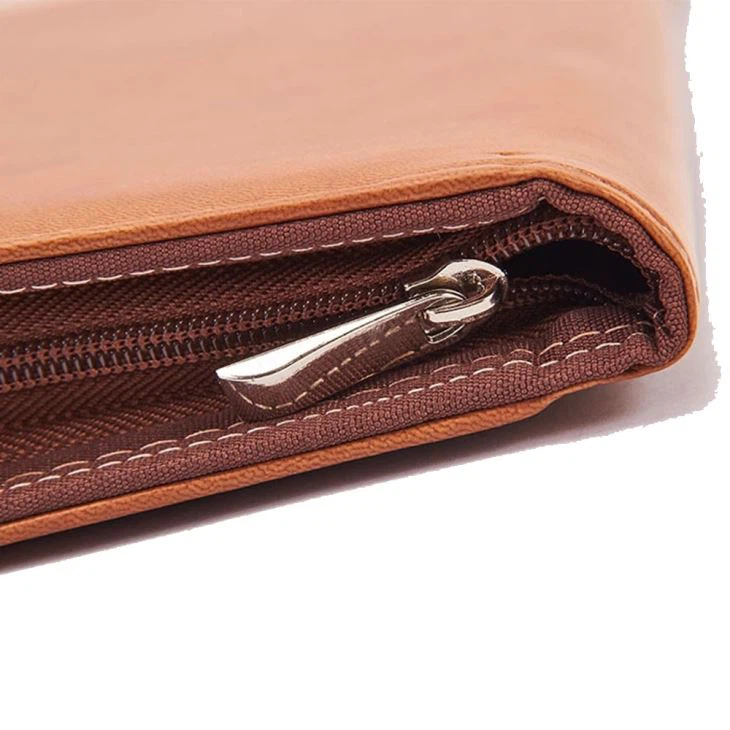 sewing Leather Zipper Portfolio