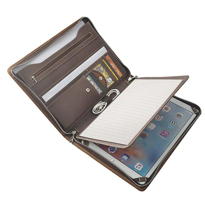Crazy Horse Leather Padfolio