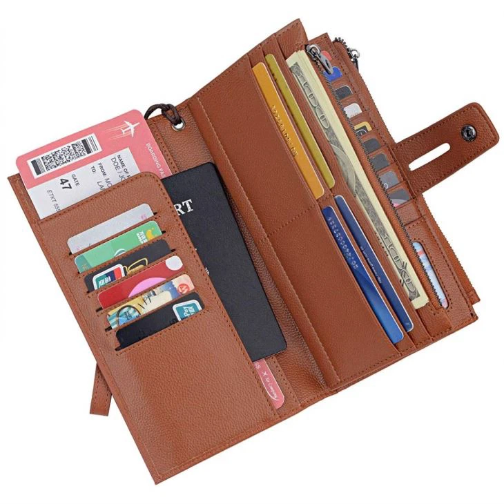 Leather Double Passport Holder