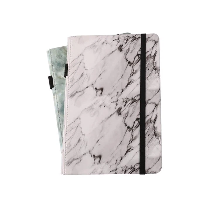 Leather Marble Planner Notebook Leather Marble Planner Notebook