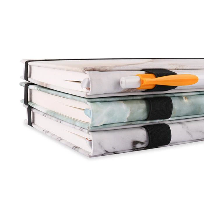 Leather Marble Planner Notebook Leather Marble Planner Notebook