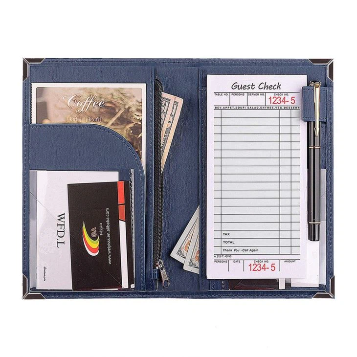 PU Leather Menu Books