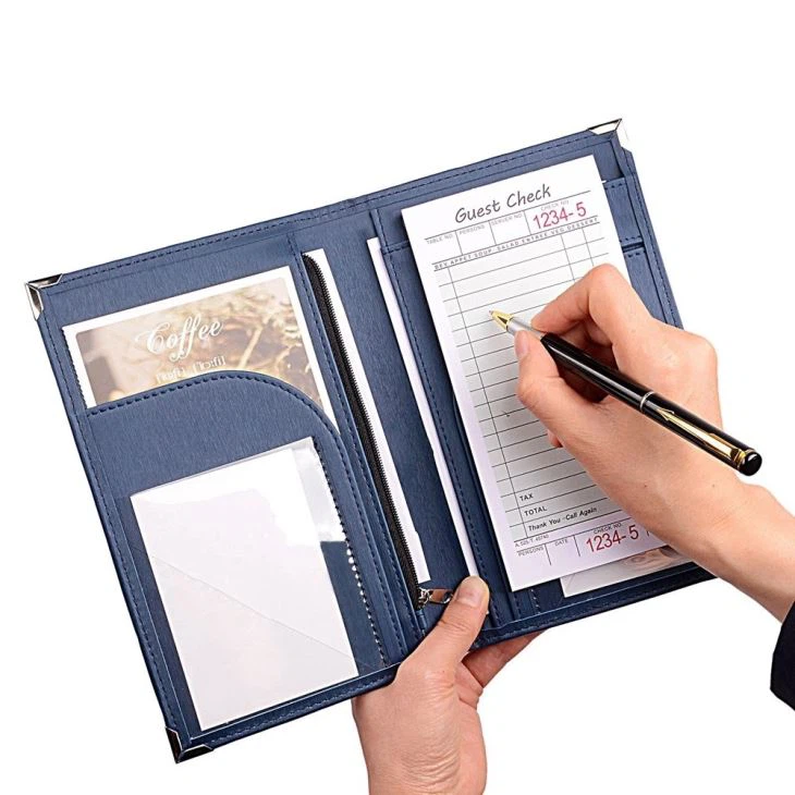 PU Leather Menu Books