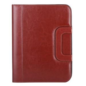 Red PU Leather Compendium