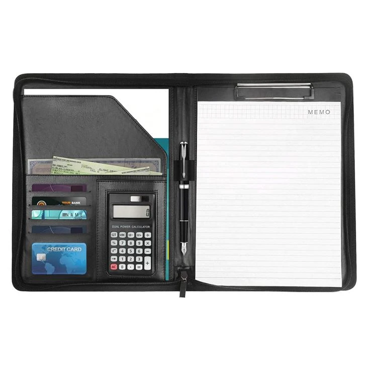 Faux Leather Portfolio File Folder Faux Leather Portfolio File Folder