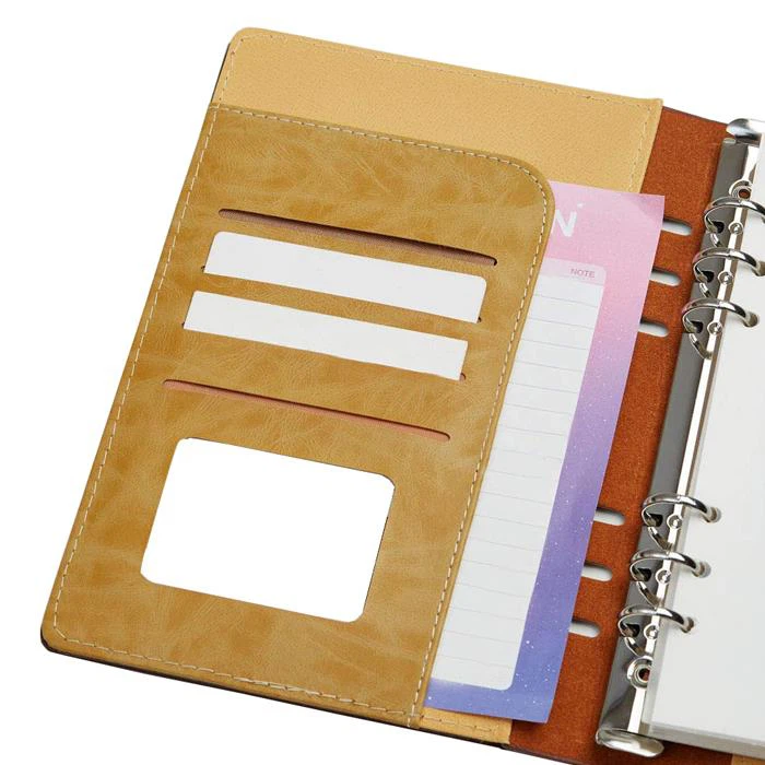 Refillable Leather Binder Journal A5