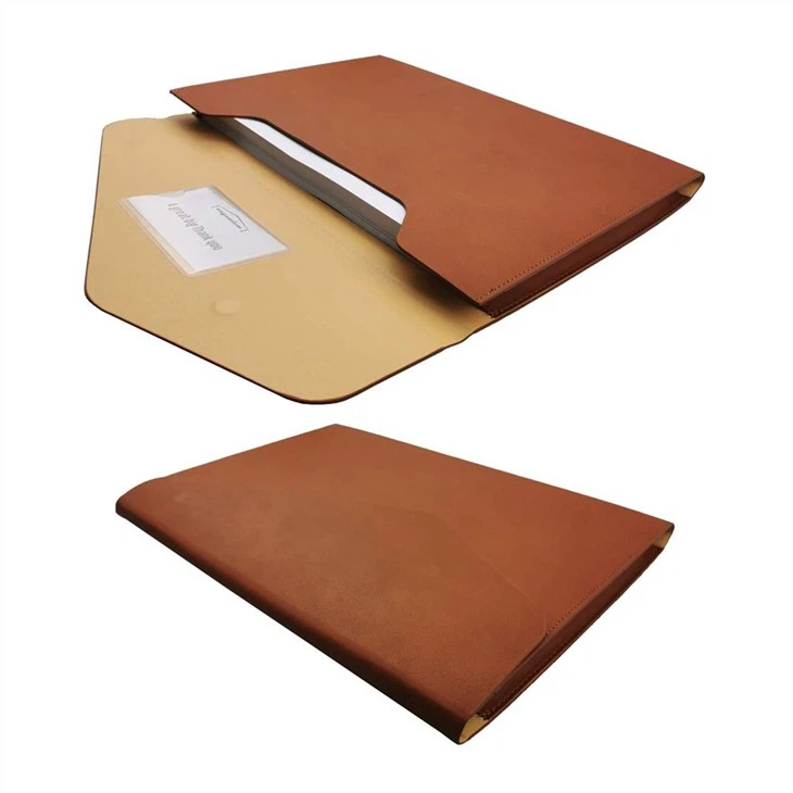 PU Leather Portfolio Envelope Folder Case