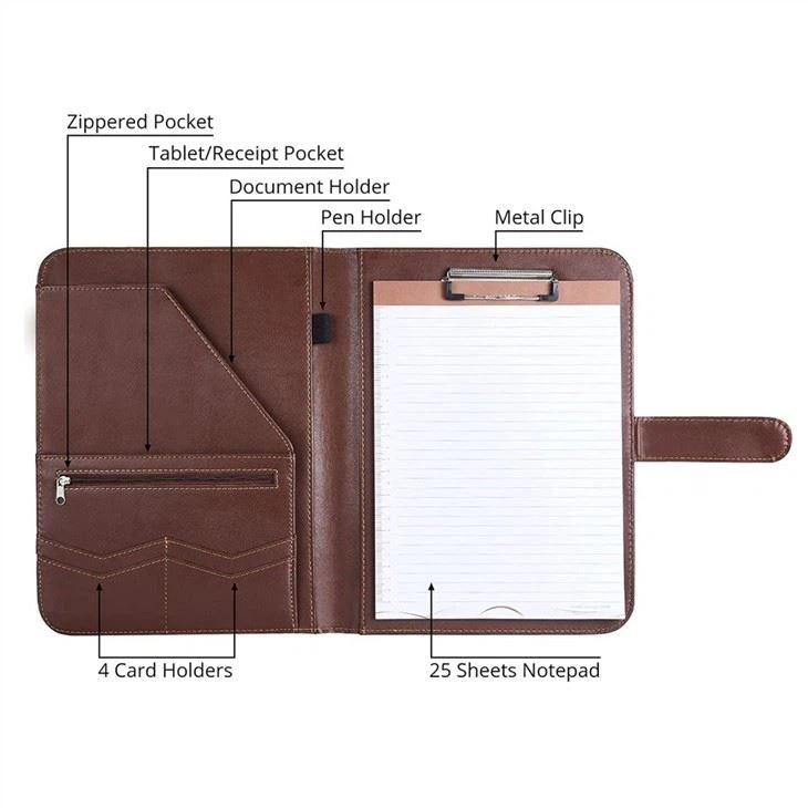 Slim Business Meeting Padfolio