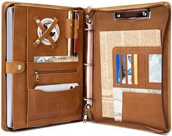 Teri Portfolio Ring Binder Organizer